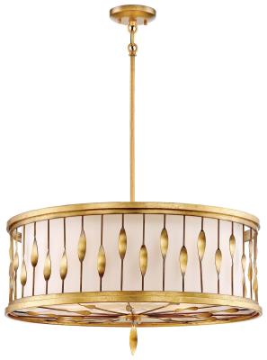 Olivetas - Five Light Convertible Pendant - Il Terrace Gold Leaf