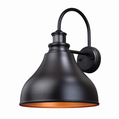 Vaxcel - T0258 - Delano - One Light Motion Sensor Outdoor Wall Light - Oil Burnished Bronze and Light Gold