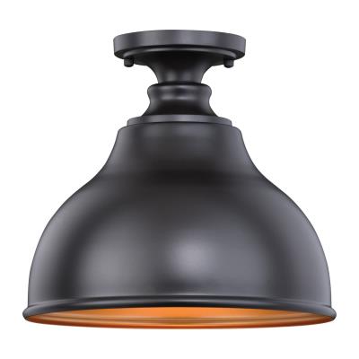 Vaxcel - T0315 - Delano - One Light Outdoor Flush Mount - Oil Burnished Bronze and Light Gold