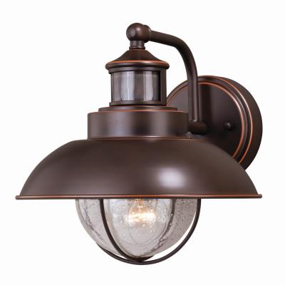 Vaxcel - T0263 - Harwich - One Light Motion Sensor Outdoor Wall Light - Burnished Bronze