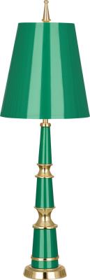 Robert Abbey - G900 - Jonathan Adler Versailles - One Light Accent Lamp - Emerald Lacquered Paint w/Modern Brass