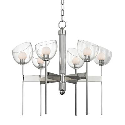 LED Chandelier - Polished Nickel