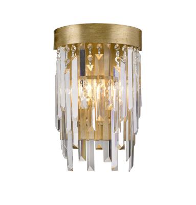 Wilson Lighting Mariana 380165 Spectrum One Light Wall Sconce Champagne Clear