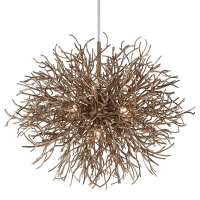 12 Light Chandelier - Distressed Bronze