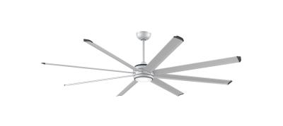 Stellar 84 - 84``Ceiling Fan - Silver with Black Accents