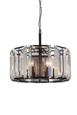 CWI Lighting - 9860P19-8-101 - Jacquet - Eight Light Chandelier - Black