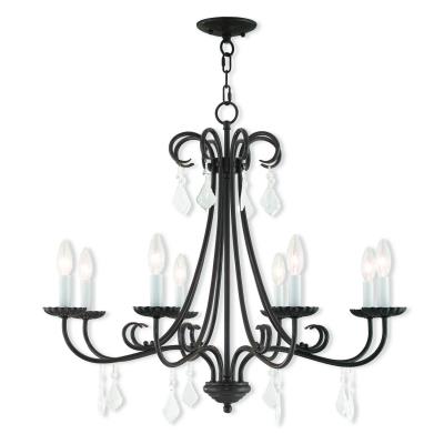 Eight Light Chandelier - English Bronze