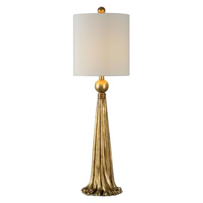 One Light Table Lamp - Antiqued Metallic Gold