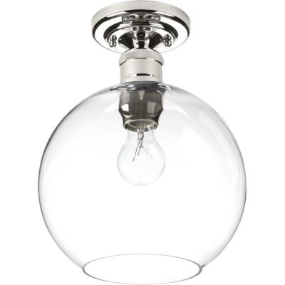 Progress Lighting - P350046-104 - Hansford - One Light Flush Mount - Polished Nickel