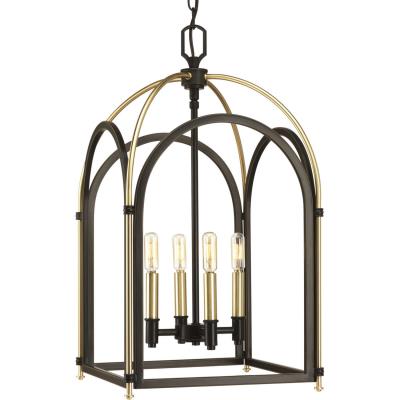 Progress Lighting - P500039-020 - Westfall - Four Light Foyer Pendant - Antique Bronze