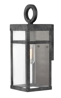 LED Wall Mount - Aged Zinc