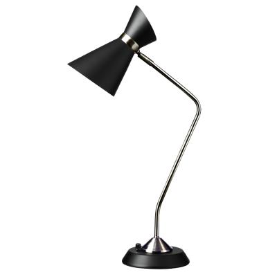 Royal Lighting Dainolite Canada Mid Century Modern One Light Table Lamp Polished Chrome