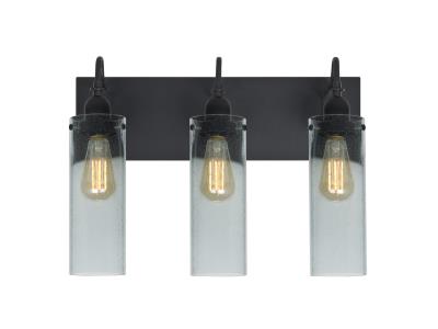 Besa - 3WG-JUNI10BL-EDIL-BK - Three Light Wall Sconce - Black