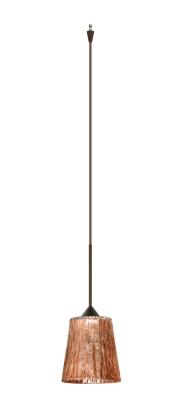 Besa - XP-5125CF-BR - Nico - One Light Pendant - Bronze