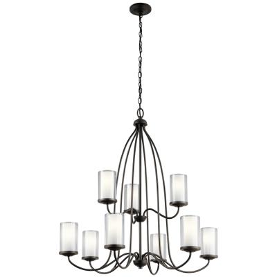 Lighting By Fox Kichler 44177oz Lorin Nine Light Chandelier Olde Bronze