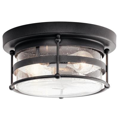 Bolton Electrical Supply Kichler Canada 49965avi Mill Lane Two Light Outdoor Ceiling Mount Anvil Iron
