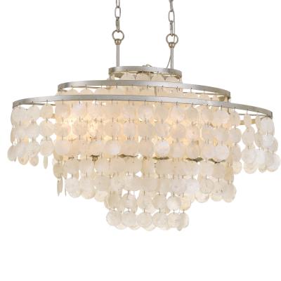 Crystorama - BRI-3009-SA - Brielle - Six Light Chandelier - Antique Silver