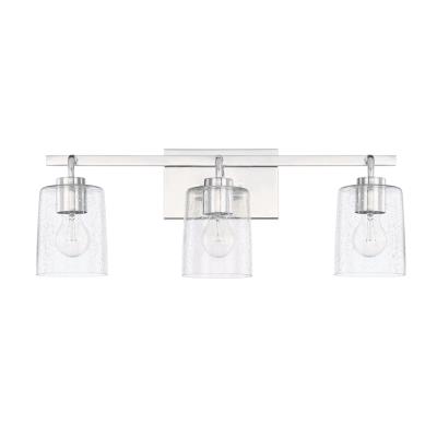 Capital Lighting - 128531CH-449 - Greyson - Three Light Vanity - Chrome