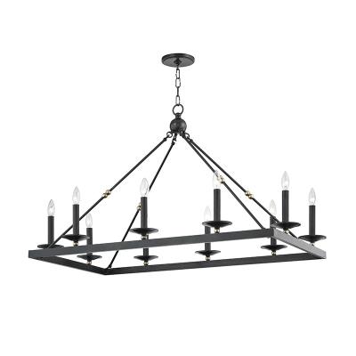 Hudson Valley - 3244-AOB - Allendale - Ten Light Chandelier - Aged Old Bronze