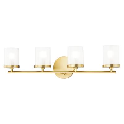 Mitzi - H239304-AGB - Ryan - Four Light Bath and Vanity - Aged Brass