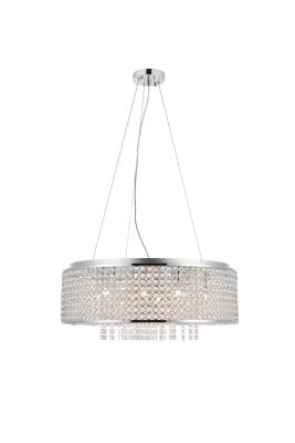 Elegant Lighting - V2914D24C/RC - Amelie - Ten Light Pendant - Chrome