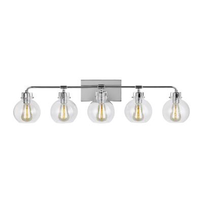 Visual Comfort Studio - VS24405CH - Clara - Five Light Vanity - Chrome