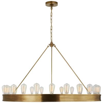Vc Ralph Lauren Rl 5133nb From Roark Natural Brass 221583 Vc Ralph Lauren Rl 5133nb Roark 24 Light Chandelier Natural Brass