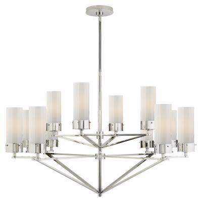 Naples Lamp Visual Comfort 12 Light Chandelier Polished Nickel