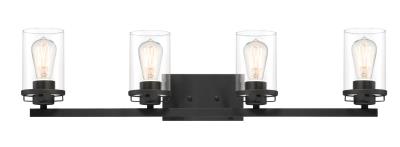 Designers Fountain - 93304-BK - Four Light Bath - Black