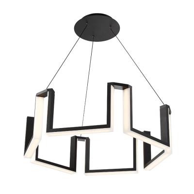 Bee Ridge Lighting Led Chandelier Black