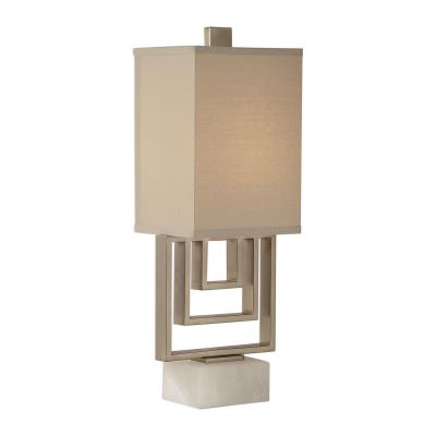Modern Desk Table Lamps Creative Lighting Uttermost 29629 1 Medora One Light Table Lamp Brushed Nickel