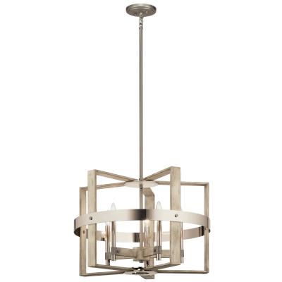 Starlight Lighting Kichler Canada Peyton Five Light Chandelier White Washed Wood