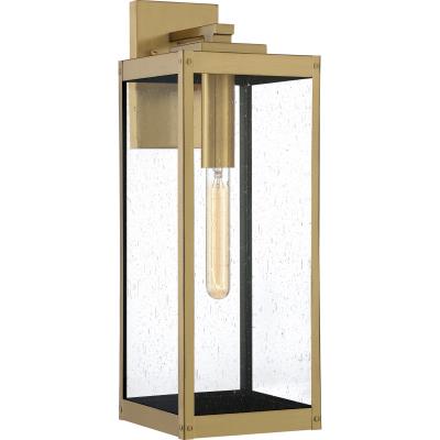 Quoizel - WVR8407A - Westover - One Light Outdoor Wall Lantern - Antique Brass