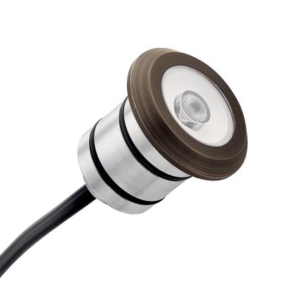 Kichler LED Landscape Lighting | Kichler 16020CBR27 Adjustable LED Accent Light - Centennial Brass