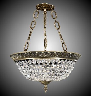 American Brass & Crystal + - PD8219 - Six Light Pendant