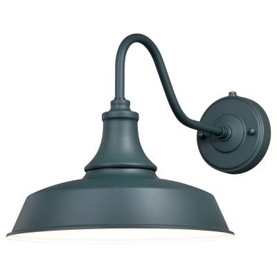 Lighting Etc Dorado One Light Outdoor Wall Mount Hunter Green W Inner White