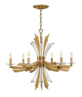 Fredrick Ramond - FR40908BNG - Vida - LED Chandelier - Burnished Gold