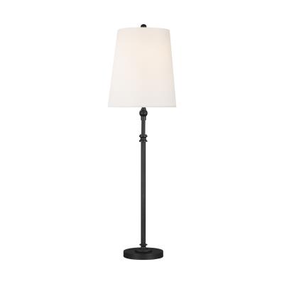 VIS TT1001AI1 Visual Comfort Studio One Light Table Lamp Aged Iron - Capri (1) 9.00W A19 Bulbs Included 8.50IN W X 29.00IN H