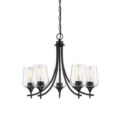 Savoy House - 1-4032-5-BK - Octave - Five Light Chandelier - Black