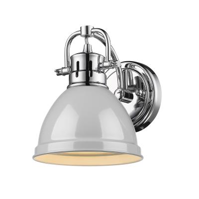 Golden - 3602-BA1 CH-GY - Duncan CH - One Light Bath Vanity - Chrome