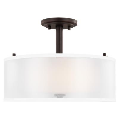 Dark Finish,,9.50x7.00x7.00 Innovations 916-1C-OB-M13 Transitional One Light Semi-Flush Mount from Ballston Collection in Bronze Dark Finish,,9.50x7.00x7.00 Innovations 916-1C-OB-M13 Transitional One Light Semi-Flush Mount from Ballston Collection in Bronze