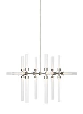 Tech Lighting-Sean Lavin-18-Light LED Chandelier-Polished Nickel Finish
