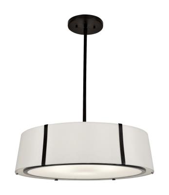 Crystorama - FUL-907-BK - Fulton - Six Light Chandelier - Black