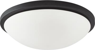 LED Flush Mount - Matte Black