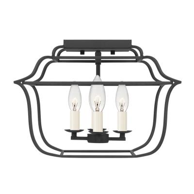 856315 - Four Light Semi-Flush Mount - Gallery | Kansas Lighting