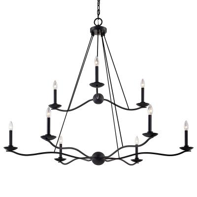 Troy Lighting F6309-FOR Sawyer - Nine Light Chandelier