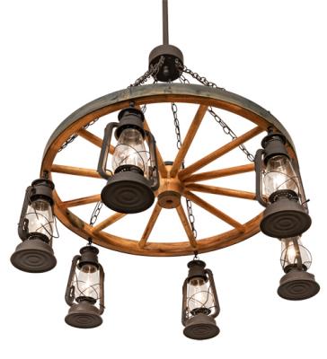 zuhnrad inversion (るな) 2383406 - Six Light Chandelier - Miners Lantern | Lofings