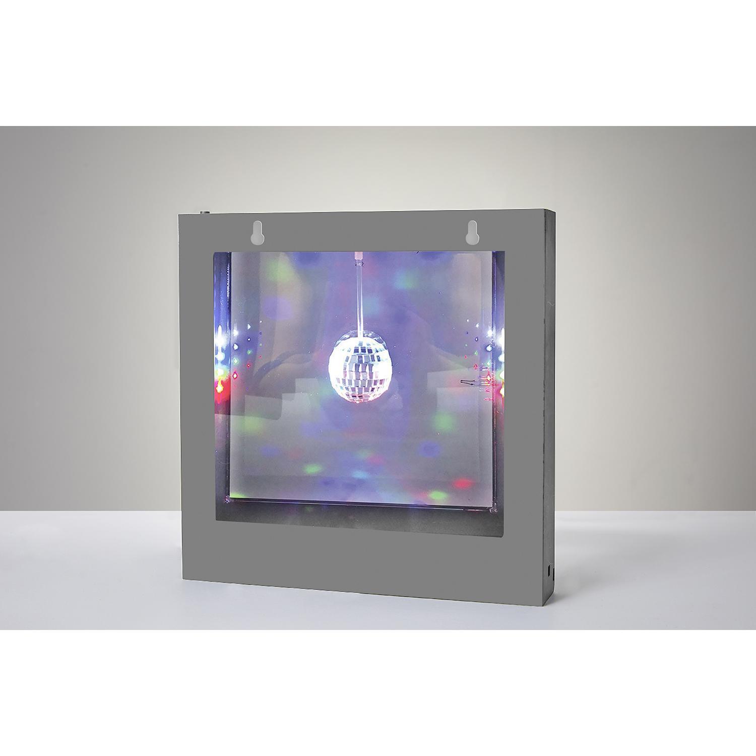 Silver LED Light Box from the Light Box Collection