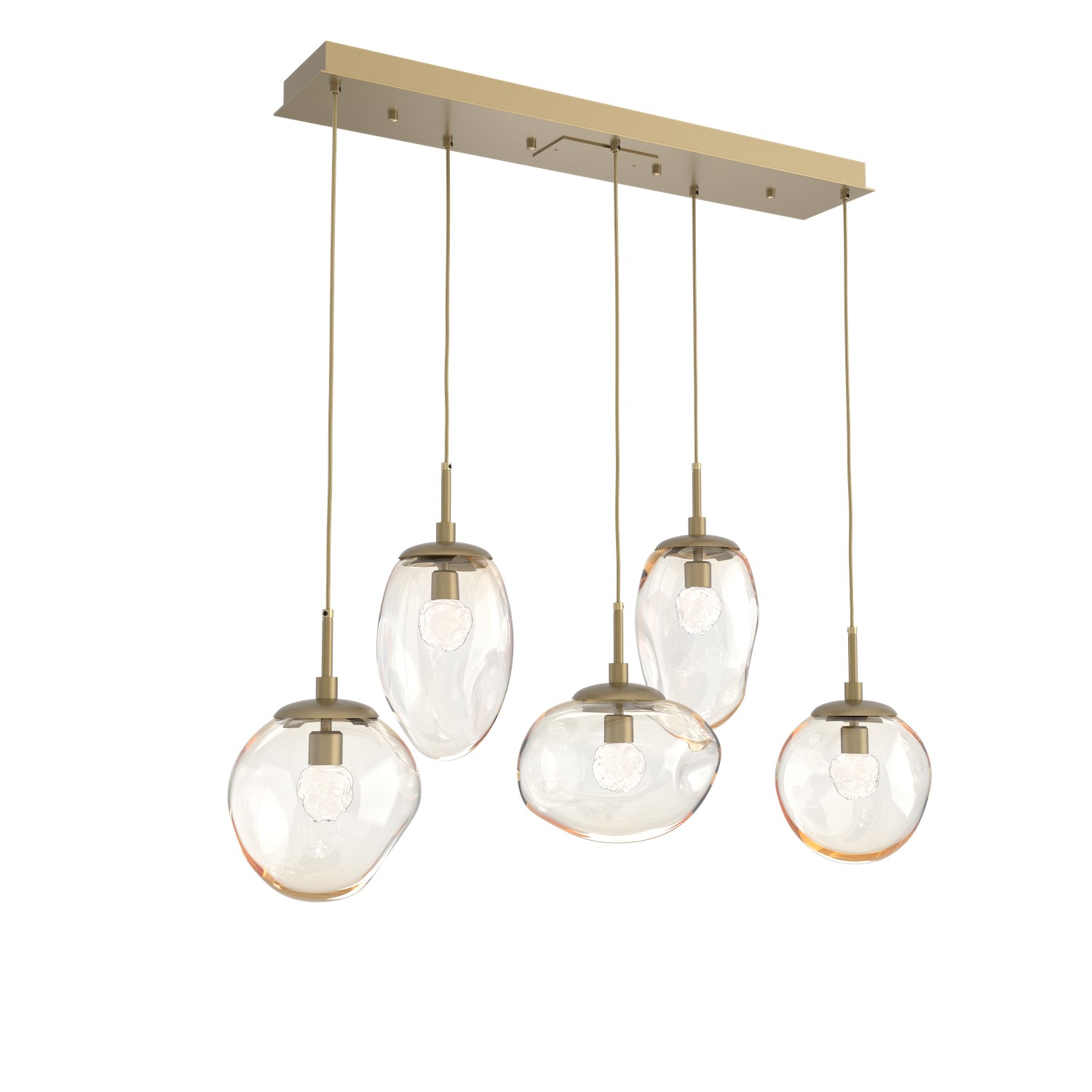 HAMMERTON PLB0069-05-GB-FA-C01-L3 LED Linear Pendant Gilded Brass Number Of Bulbs 5