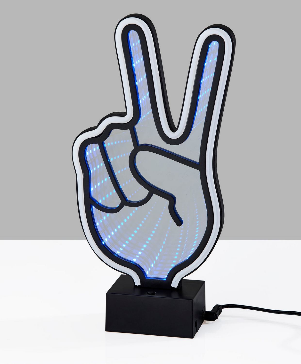 Black LED Table Wall Lamp from the Infinity Collection